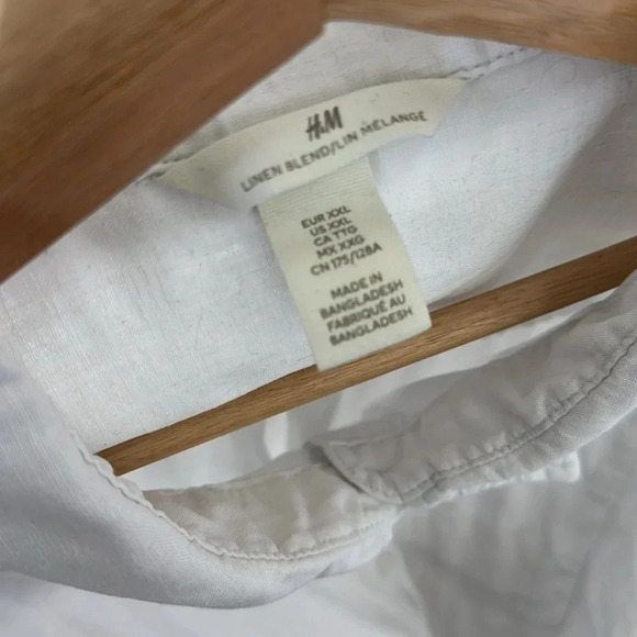 White Linen Shirt - Picture 3 of 3